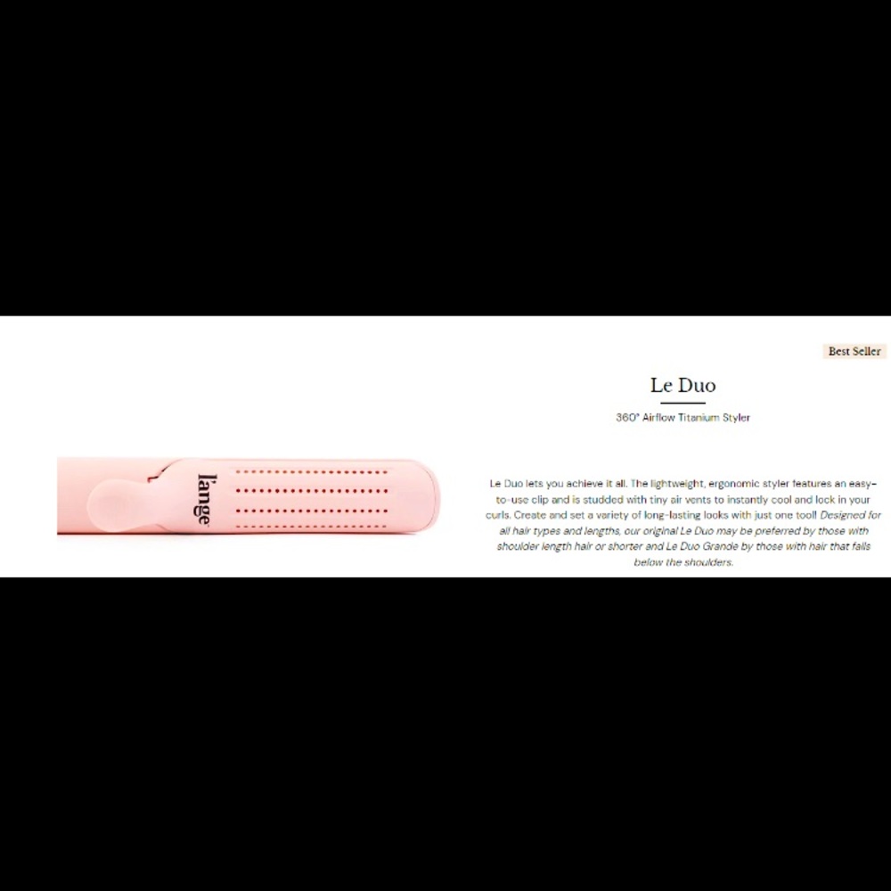 L’ange duo styler